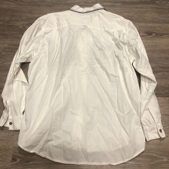 Vintage Susan Bristol Womens Size 6 Embroidered Bear Nature Top‎ Peasant Shirt S - Picture 7 of 7